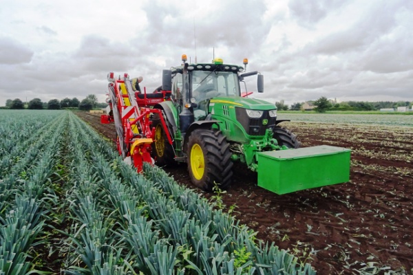 burdens specialist vegetable machinery verhoest manual leek harvester for sale 1