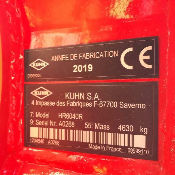 Kuhn HR6040R Power Harrow for Sale UK