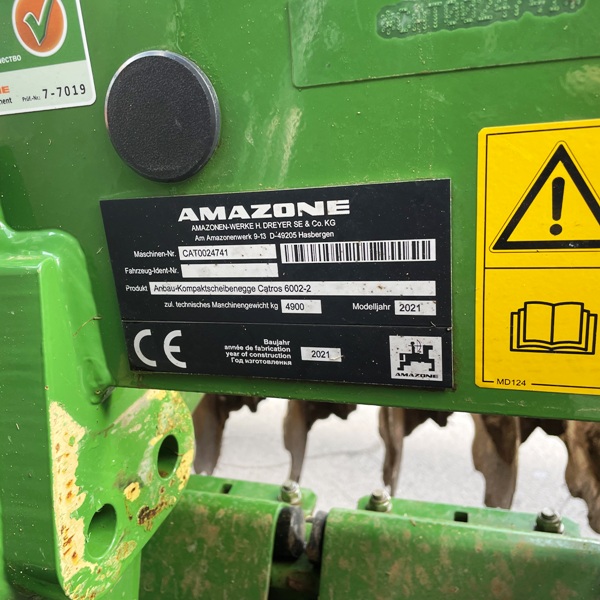 Amazone Catros 6002-2TS Cultivator for Sale UK