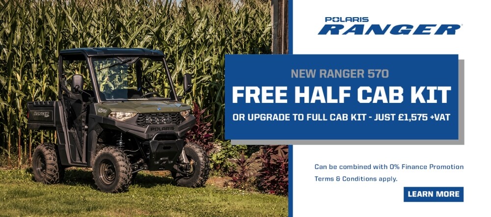 Burdens Group Polaris Ranger 570 Free Half Cab kit offer